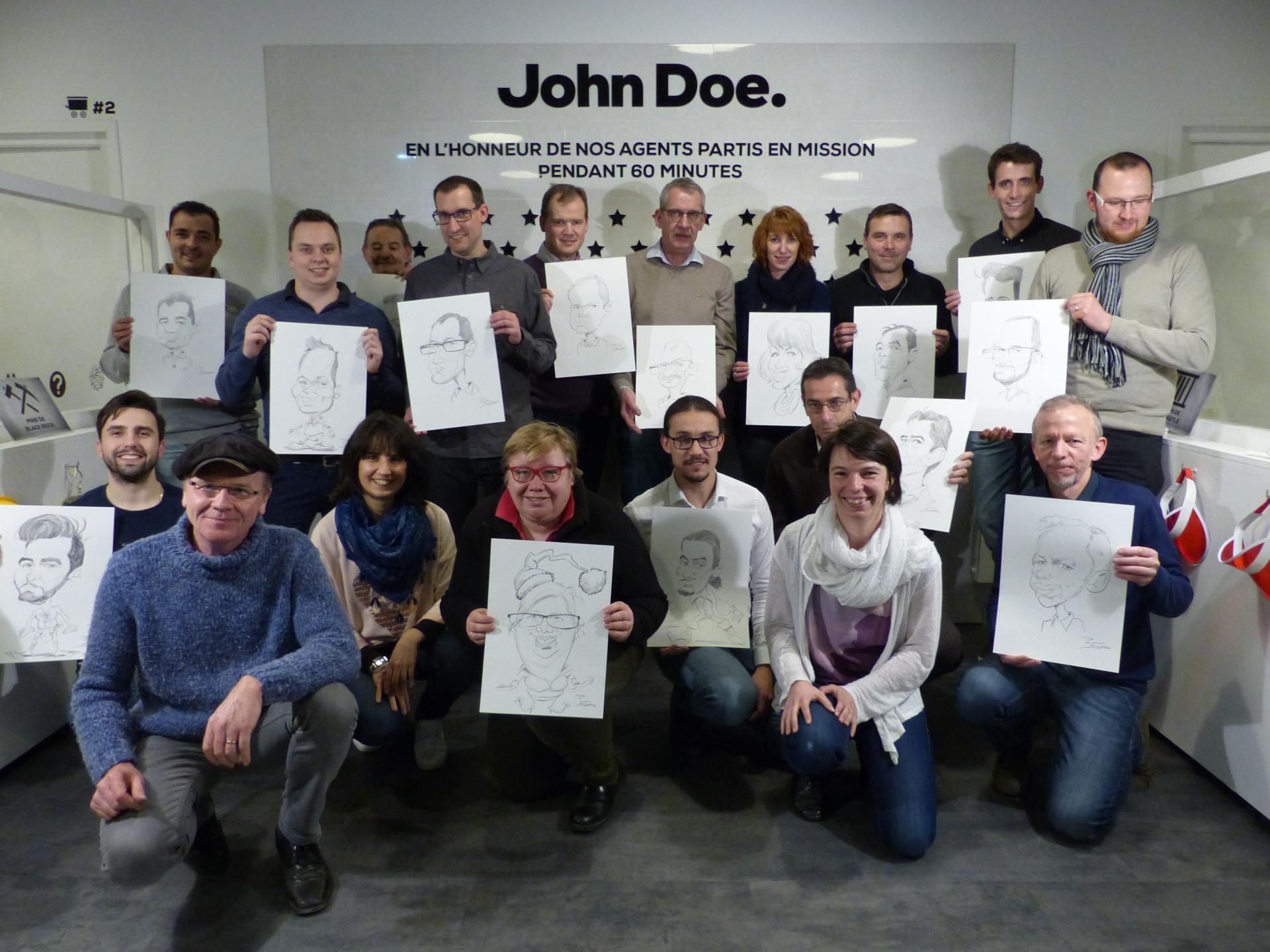 Caricatures pour entreprise 1