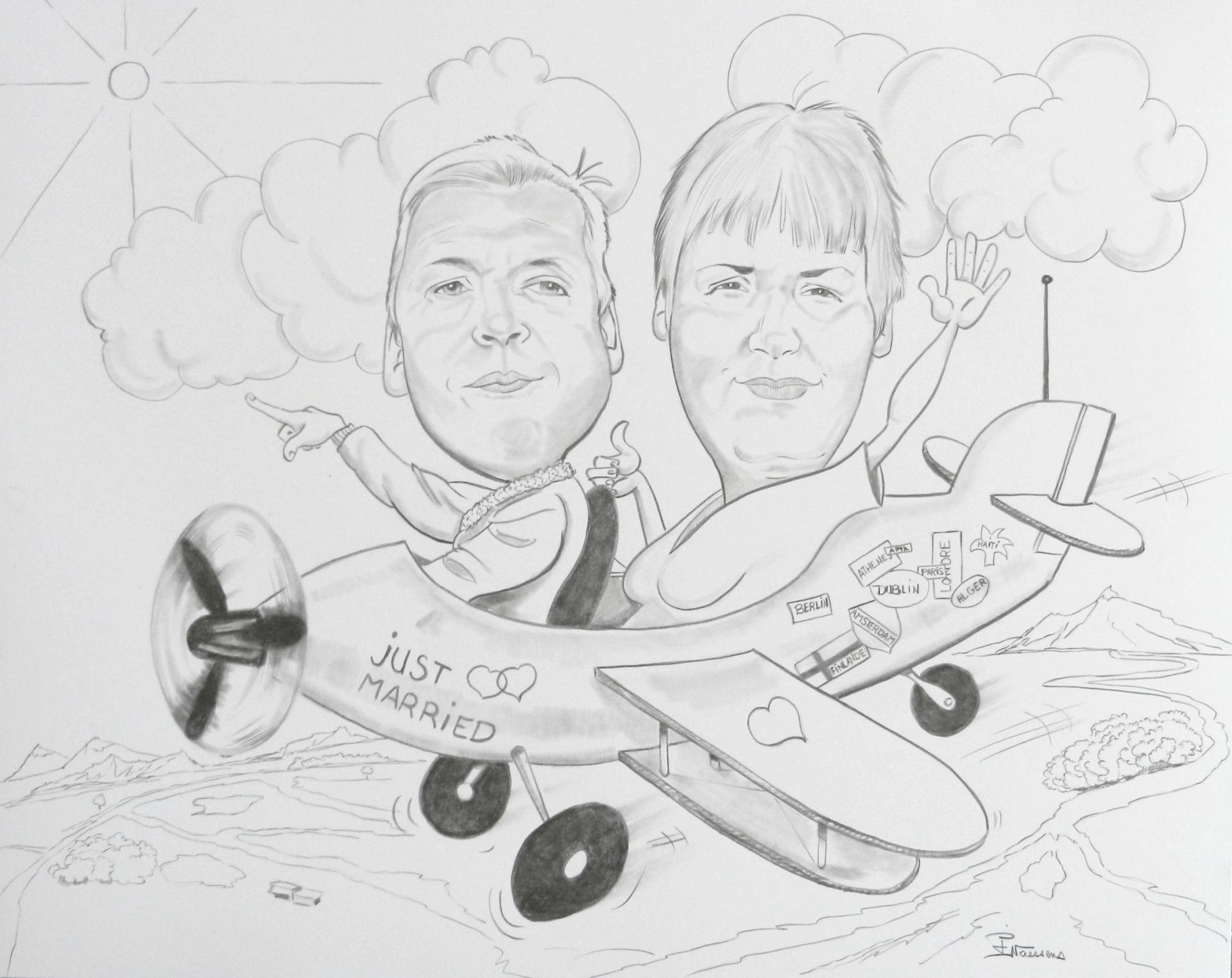 Avion caricatures