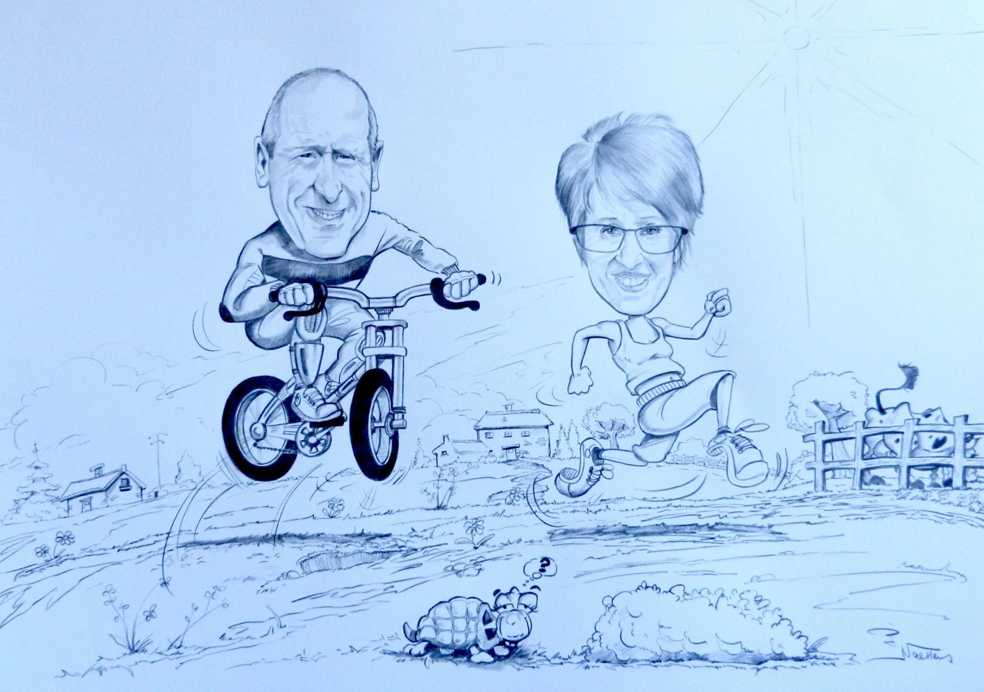 Caricature velo 2